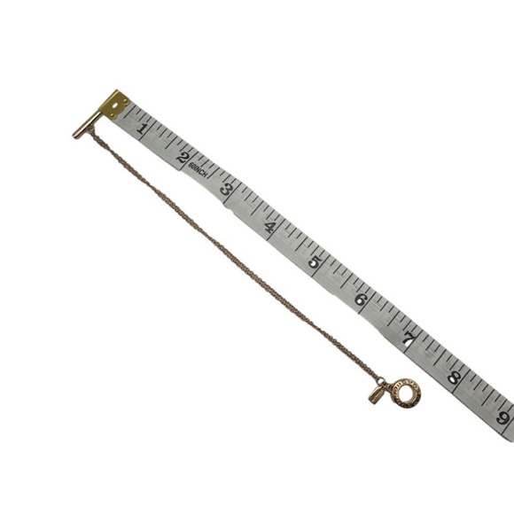 Coach Gold Toned Open Circle Double Strand Toggle Bracelet - Picture 4 of 4